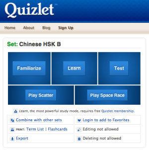 What are some things you can do with the Quizlet app?